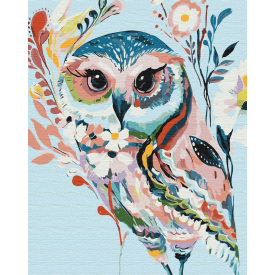 Картина за номерами BrushMe "Намальована сова" 40х50см BS51958