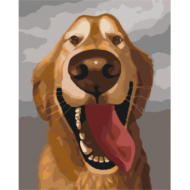 Картина за номерами BrushMe "Щасливий друг" 40х50см BS41103