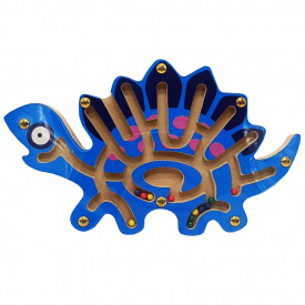 Дерев'яна магнітна іграшка Лабіринт Limo Toy MD 1792-1 Стегозавр