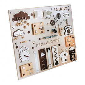 Розвиваюча іграшка Бізіборд Temple Group TG1000012 70х60 см Коричневий