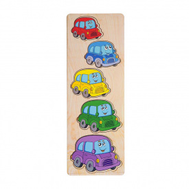 Настільна гра-сортер "Машинки" Ubumblebees ПСД066 PSD066 більше-менше