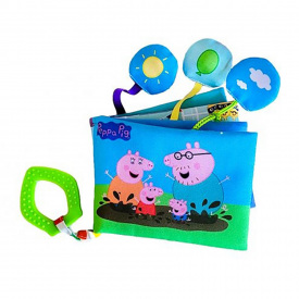 М'яка книжечка "Свинка Пеппа" Macik МС 080602-04 з прорізувачем