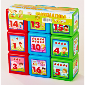 Кубики MToys "Математика 9 шт " 09051