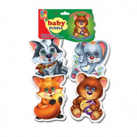 Беби пазлы "Лесные жители" Vladi Toys VT1106-79 укр
