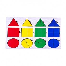 Вкладиші Фігури "частини та ціле" Ubumblebees ПСД204 PSD204