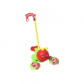 Детская каталка Bambi 198-13 на палочке Зелено-Красный