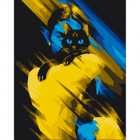 Картина за номерами Впевнений погляд Bambi 10398-NN 40х50 см