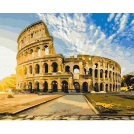 Картина за номерами BrushMe "Колізей на світанку" 40х50см BS52624