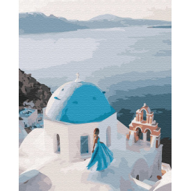 Картина за номерами BrushMe "На даху Греції" 40х50см BS34800