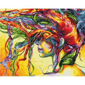 Картина за номерами BrushMe "Дівчина. Арт" 40х50см BS28421