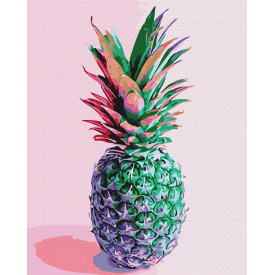 Картина за номерами Brushme XL Ананас 48х60 см Різнокольоровий BS32024L