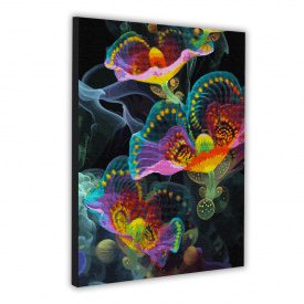 Картина за номерами з алмазною мозаїкою Santi Космічна квітка 40х50 см Різнокольоровий (954981)