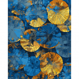 Картина за номерами Santi Золота симфонія 40х50 см Різнокольоровий (955297)