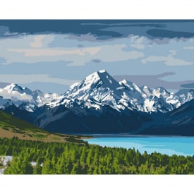 Картина за номерами Холодні вершини Art Craft 11020-AC 40х50 см