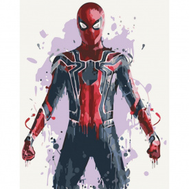 Картина за номерами без підрамника Spider-Man Art Craft 16016-ACNF 40х50 см