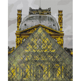 Картина за номерами BrushMe "Піраміда Лувру" 40х50см BS52517
