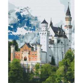 Картина за номерами BrushMe "Замок Нойшванштайн" 40х50см BS34842