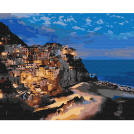 Картина за номерами BrushMe "Нічний острів" 40х50см BS52182