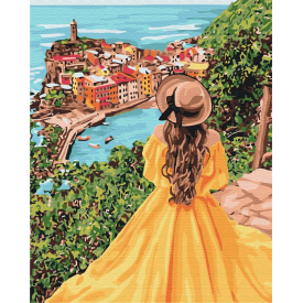 Картина за номерами BrushMe "Портове містечко" 40х50см BS51585