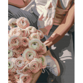 Картина за номерами BrushMe "Стильний букет" 40х50см BS52326