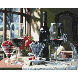 Картина за номерами BrushMe "Винний десерт" 40х50см BS31185