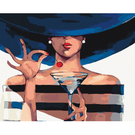 Картина за номерами BrushMe "Космополітен" 40х50см BS52238