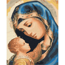 Картина за номерами BrushMe "Матір Божа" 40х50см BS25582