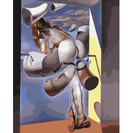 Картина за номерами BrushMe "Содомське самовдоволення невинної діви. Сальвадор Далі" 40х50см BS52391