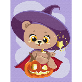 Дитяча картина за номерами BrushMe "Магічне ведмежа" 30х40см KBS0085