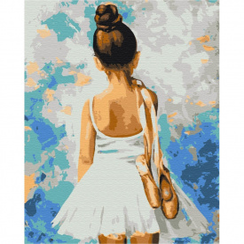 Картина за номерами Мадемуазель з пуантами Brushme BS28358 40х50 см