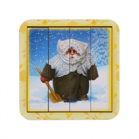 Дерев'яний пазл-вкладиш "Котик - 3" Ubumblebees ПСД114 PSD114 розрізний