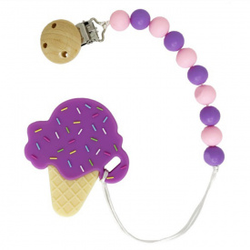 Силіконовий прорізувач Морозиво Mega Zayka MGZ-0507 (Violet)