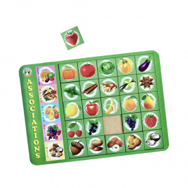 Дерев'яний пазл-вкладиш "Асоціації - 5" Ubumblebees ПСД134 PSD134 25 плашок