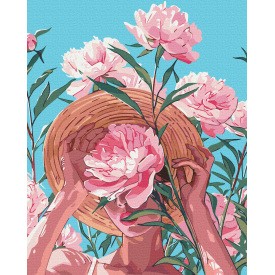 Картина за номерами Brushme Настрій квітковий 40х50 см Різнокольоровий BS54088