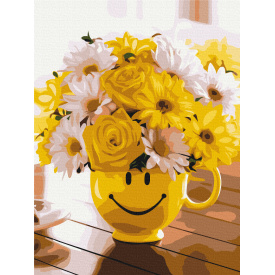 Картина за номерами Brushme Букетик щастя 30х40 см Різнокольоровий RBS34186