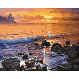 Картина за номерами Кам'янистий берег Brushme BS5749 40х50 см