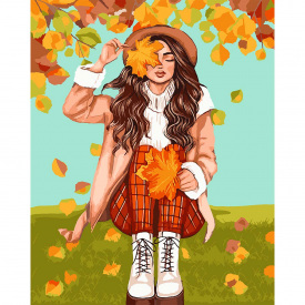 Картина за номерами Santi Осіння прогулянка 40*50 см (954690)