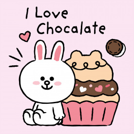 Картина за номерами Santi Лайн Френдс Коні та шоколадний мафін 25х25 см Різнокольоровий (955034)