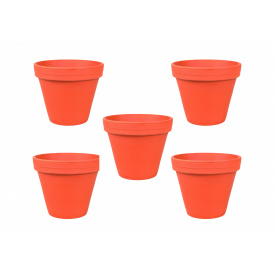 Горщики керамічні 5 шт Spang класичний h 10*d11*v 0.5 котто (000006487)