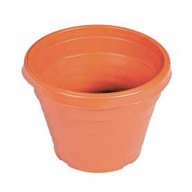 Квітковий горщик Ø 12 см без піддону коричневий Господар GM (92-8003)