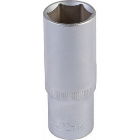Насадка торцева 6-гранна подовжена 1/2 22 мм CRV MASTERTOOL GM (78-0522)