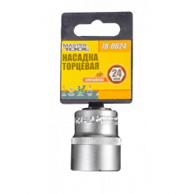 Насадка торцева MASTERTOOL GM 6-гранна 1/2 24 мм CRV (78-0024)