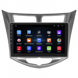 Штатная магнитола Lesko Hyundai Solaris I 2010-2014 10" 1/16Gb Wi-Fi GPS Base (10470-51932)