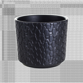 Кашпо GRIEBLING Піреллі h 14,5*d 16,5*v 2,4 антрацит матовий (000006523)