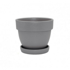 Горщик Shynkar Спарта h15*d15*v1,85 сірий (000006216)