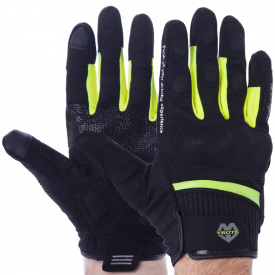 Моторукавички planeta-sport VROTE V001 M Чорно-зелений