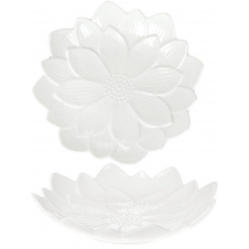 Фарфоровые блюда Bona Flower в наборе 2 штуки 30.5см DP115008