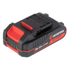 Аккумулятор INTERTOOL WT-0340 20 В, Li-ion, 2.0 Ач, индикатор уровня заряда