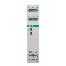 Импульсное реле F&F BIS-412M-LED, групповое, 220В, 16А