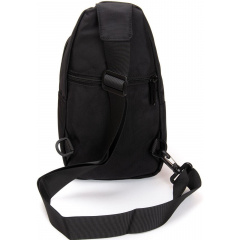 Чоловіча сумка слінг LANPAD 17x30x9 см Чорний (2513876146) Ірпінь